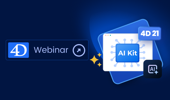 Register webinar 4D AI in 4D 21 Register webinar 4D AI in 4D 21